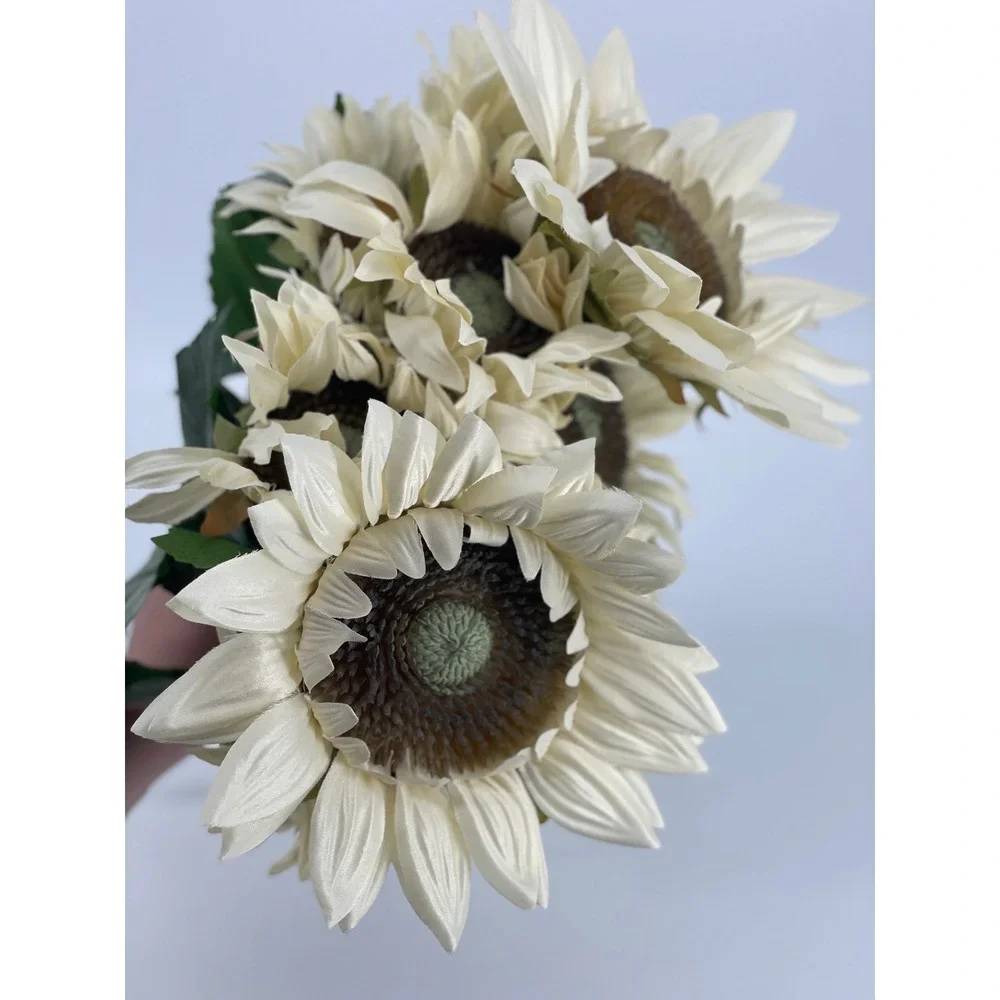 28 Ashland Artificial Flower Bundles White Sunflowers/Daisies Fall Decor NEW